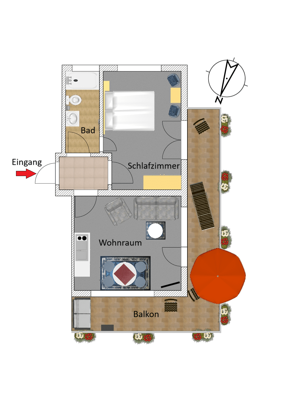 03_Umrisse_Ferienwohnung_beschriftet