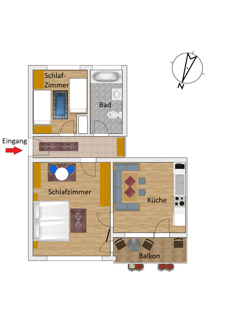 05_Umrisse_Ferienwohnung_beschriftet